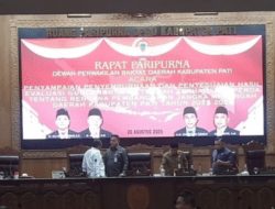 DPRD Pati Gelar Rapat Paripurna, Dorong Pemkab Segera Tindaklanjuti Evaluasi Gubernur Terkait RPJMD