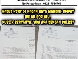 Kasus KDRT di Nagan Raya Mandek: Empat Bulan Berlalu, Publik Bertanya, “Ada Apa dengan Polisi?”