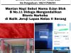 Mantan Napi Sebut Nama OJan Blok B No.11 Diduga Mengendalikan Bisnis Narkoba di Balik Jeruji Lapas Kelas II Serang.