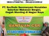 PT. Socfindo Seumanyam Konsisten Salurkan Makanan Bergizi, Cegah Stunting di Nagan Raya