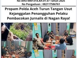 Propam Polda Aceh Turun Tangan Usut Kejanggalan Penangguhan Pelaku Pembacokan Jurnalis di Nagan Raya!