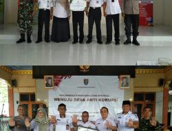 Komitmen Wujudkan Pemerintahan Bersih, Dua Desa di Cilacap Canangkan Zona Integritas Anti Korupsi