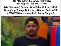Aris “Siluman”, Bandar Sabu Kebal Hukum: 5 Kali Ditangkap, Diduga Dilindungi Oknum Polisi ADK – GMOCT Desak Mabes Polri Turun Tangan