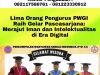 Lima Orang Pengurus PWGI Raih Gelar Pascasarjana: Merajut Iman dan Intelektualitas di Era Digital