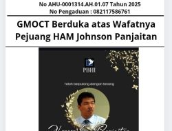 GMOCT Berduka atas Wafatnya Pejuang HAM Johnson Panjaitan