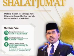 Irjen Pol (P) Dr. H. Agung Makbul: Jadikan Jumat sebagai Momentum Muhasabah dan Pendekatan Diri kepada Ilahi