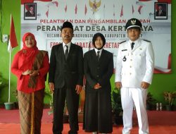 Isi Kekosongan Jabatan, Suratiningsih Resmi Dilantik Sebagai Sekdes Kertajaya