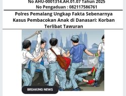 Polres Pemalang Ungkap Fakta Sebenarnya Kasus Pembacokan Anak di Danasari: Korban Terlibat Tawuran