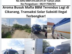 Aroma Busuk Mafia BBM Terendus Lagi di Cikarang, Transaksi Solar Subsidi Ilegal Terbongkar!