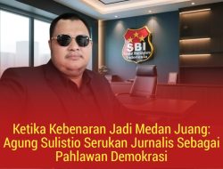 Ketika Kebenaran Jadi Medan Juang: Agung Sulistio Serukan Jurnalis Sebagai Pahlawan Demokrasi