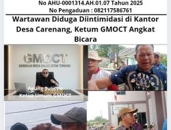 Wartawan Diduga Diintimidasi di Kantor Desa Carenang, Ketum GMOCT Angkat Bicara