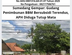 Sumedang Gempar: Gudang Penimbunan BBM Bersubsidi Terendus, APH Diduga Tutup Mata