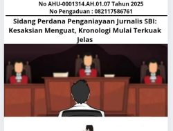 Sidang Perdana Penganiayaan Jurnalis SBI: Kesaksian Menguat, Kronologi Mulai Terkuak Jelas