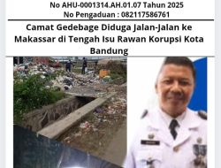 Camat Gedebage Diduga Jalan-Jalan ke Makassar di Tengah Isu Rawan Korupsi Kota Bandung