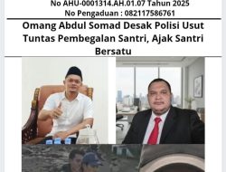 Omang Abdul Somad Desak Polisi Usut Tuntas Pembegalan Santri, Ajak Santri Bersatu