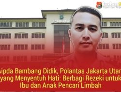Aipda Bambang Didik, Polantas Jakarta Utara yang Menyentuh Hati: Berbagi Rezeki untuk Ibu dan Anak Pencari Limbah