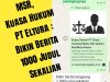 Transparansi Informasi: KBJ Minta Klarifikasi Kuasa Hukum PT Eltura Terkait Polemik Hukum