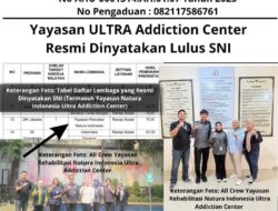 Yayasan ULTRA Addiction Center Resmi Dinyatakan Lulus SNI