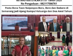 Pesta Bona Taon Naipospos Boru, Bere dan Ibebere di Semarang Jadi Ajang Kumpul Keluarga dan Doa Awal Tahun