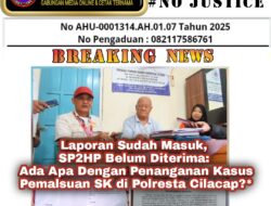 Laporan Sudah Masuk, SP2HP Belum Diterima: Ada Apa dengan Penanganan Kasus Pemalsuan SK di Polresta Cilacap?