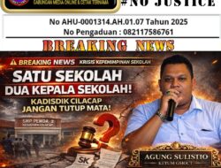 Satu Sekolah Dua Kepala Sekolah: GMOCT Desak Kadisdik Cilacap Tegakkan Kepastian Hukum, Jangan Biarkan Marwah Pendidikan Tercoreng