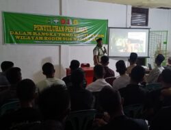 Satgas TMMD ke 127 Kodim 0116/Nagan Raya Gelar Sasaran Non Fisik Penyuluhan Pertanian