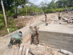 Satgas TMMD ke 127 Kodim 0116/Nagan Raya Buka Mal Box Culvert