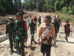 Tim Wasev Kunjungi Desa Ujung Blang dalam Rangka TMMD Ke-127 Kodim 0116/Nagan Raya TA 2026