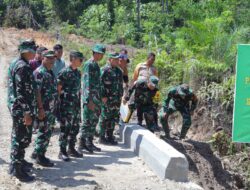 Tim Wasev Tinjau Dan Evaluasi Program Pembangunan di Lokasi TMMD Ke-127 Kodim 0116/Nagan Raya