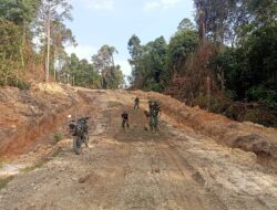 Satgas TMMD 127 Terus Kerjakan Jalan Penghubung Desa