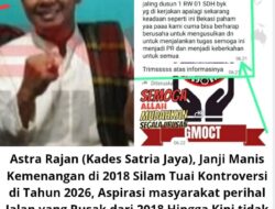 Kades Asta Rajan yang Kemenangan Mutlak 2018 Silam, Sekarang 2026 Disorot Gegara Jalan Desa Rusak Parah, Janji Manis Dijawab “Ya Harus Gimana Lagi”