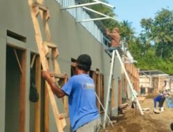 Asep Noordin Ketua DPRD Kabupaten Pangandaran Tinjau Langsung Pembangunan Relokasi Pemukiman Warga Eks PW