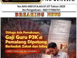 Diduga Ada Pemaksaan, Gaji Guru P3K di Pemalang Dipotong Berkedok Zakat dan Infaq: GMOCT Desak Audit dan Penindakan