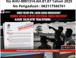 Surat Resmi BPN Kutai Timur Sebut Lahan Sudah Dibebaskan, Warga Muara Pantun Geruduk: Mana Buktinya? “Salah Ketik” Bukan Alasan!