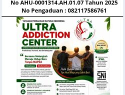 Ultra Addiction Center: Hadirkan Layanan Rehabilitasi Profesional dan Terstandar Bantu Pemulihan Korban NAPZA