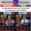 Hak Jawab Polsek Tarogong Kidul: Bantah Sebar Data Wartawan, Tegas Berantas Obat Terlarang, Asep NS: Ada Oknum Diduga Benturkan Wartawan dengan Polisi