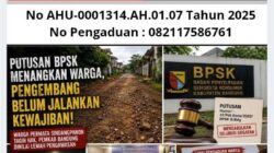 Miris! Putusan BPSK Dikesampingkan, Pengembang Sindangpanon Bandung Diduga Membangkang, Pemerintah Dinilai Lemah Awasi