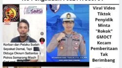 Viral Video Tudingan Penyidik Minta Rokok, GMOCT Kecam Pemberitaan Tak Berimbang: Polres Semarang Tegaskan Kasus Belum Selesai