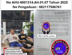 Marlundu Lumban Raja S.H. Selaku Pengacara Korban, Minta Proses Hukum Oleh Propam Terhadap Kapolsek dan Kanit Reskrim Polsek Grabag Dilakukan Transparan