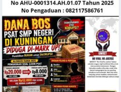Dugaan Mark-Up Dana BOS PSAT SMP se-Kuningan: Selisih Rp 12 Ribu per Siswa, Angka Miliaran Menguap?
