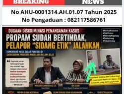 Dugaan Diskriminasi Penanganan Kasus di Polsek Grabag: Propam Sudah Bertindak Pelapor “Sidang Etik” Jalankan, Sementara Hasil Gelar Perkara di Satreskrim Polresta Magelang Belum Jelas