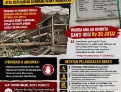 Oknum Kades Cilayang Guha Diduga Peras Warga, Paksa Bayar Ganti Rugi Rp 20 Juta atas Kerusakan Kandang Bebek Mangkrak
