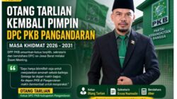 Otang Tarlian Kembali Diberi Amanah Pimpin PKB Pangandaran Periode 2026-2031