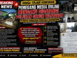 Diduga Diintimidasi Puluhan Oknum Wartawan di Lokasi Proyek Puskesmas Warungpring, Pemegang Media Minta Penegakan Hukum