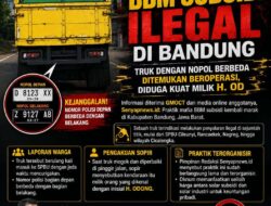 Marak Mafia BBM Subsidi Ilegal di Bandung, Truk dengan Nopol Berbeda Ditemukan Beroperasi, Diduga Kuat Milik H. OD