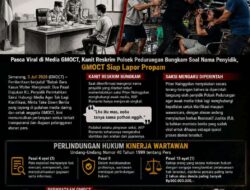 Pasca Viral di Media GMOCT, Kanit Reskrim Polsek Pedurungan Bungkam Soal Nama Penyidik, GMOCT Siap Lapor Propam