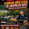 Dapat Laporan Anggota Media, GMOCT Sumbar Desak Usut Tuntas Tambang Emas Ilegal di Limapuluh Kota Sampai ke Dalangnya