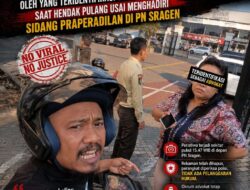 Teguh Riyanto Soroti Dugaan Sikap Oknum Advokat di PN Sragen: “Mengapa Minta Saya Ditahan Padahal Tak Ada Masalah Hukum?”