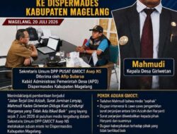 Mahmudi Sebut Media “Sepihak” dan Diduga Cawe-Cawe Intervensi, GMOCT Resmi Laporkan Kades Giriwetan Tersebut ke Dispermades Kab. Magelang