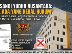 LBH Yayasan Sandi Yudha Nusantara Tegaskan Tak Ada Seorang Pun yang Kebal Hukum dalam Dugaan Pengungkapan dan/atau Penyebarluasan Data Pribadi